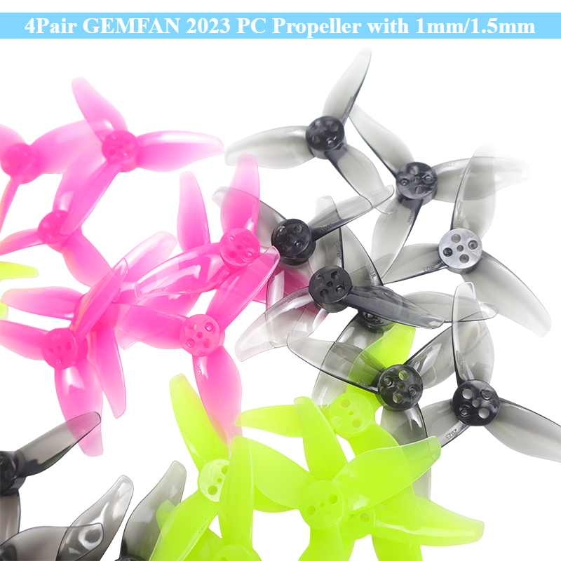 Drone Racing Gate - 4Pair GEMFAN Hurricane 2023 2x2.3 2