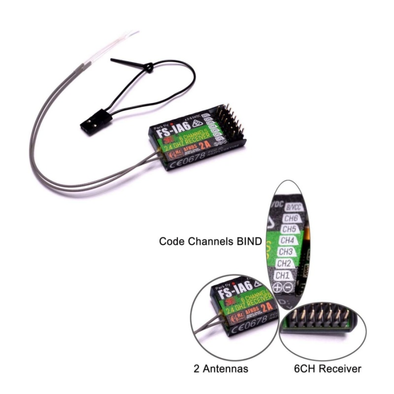 Flysky FS-IA6 Receiver 6CH Dua - Drone Racing Receiver recensie en prijs