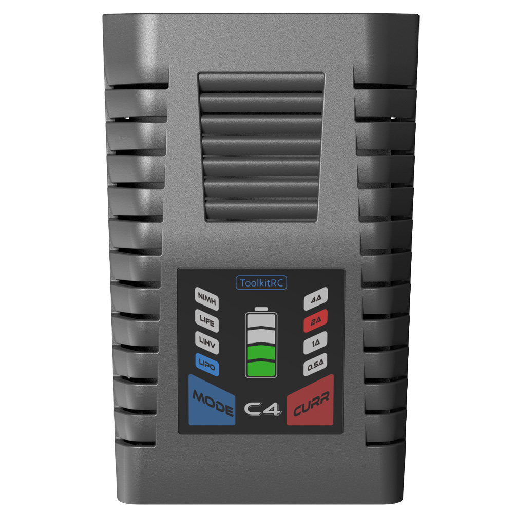 ToolkitRC C4 Charger 50W 5A AC - Drone Racing Charger recensie en prijs