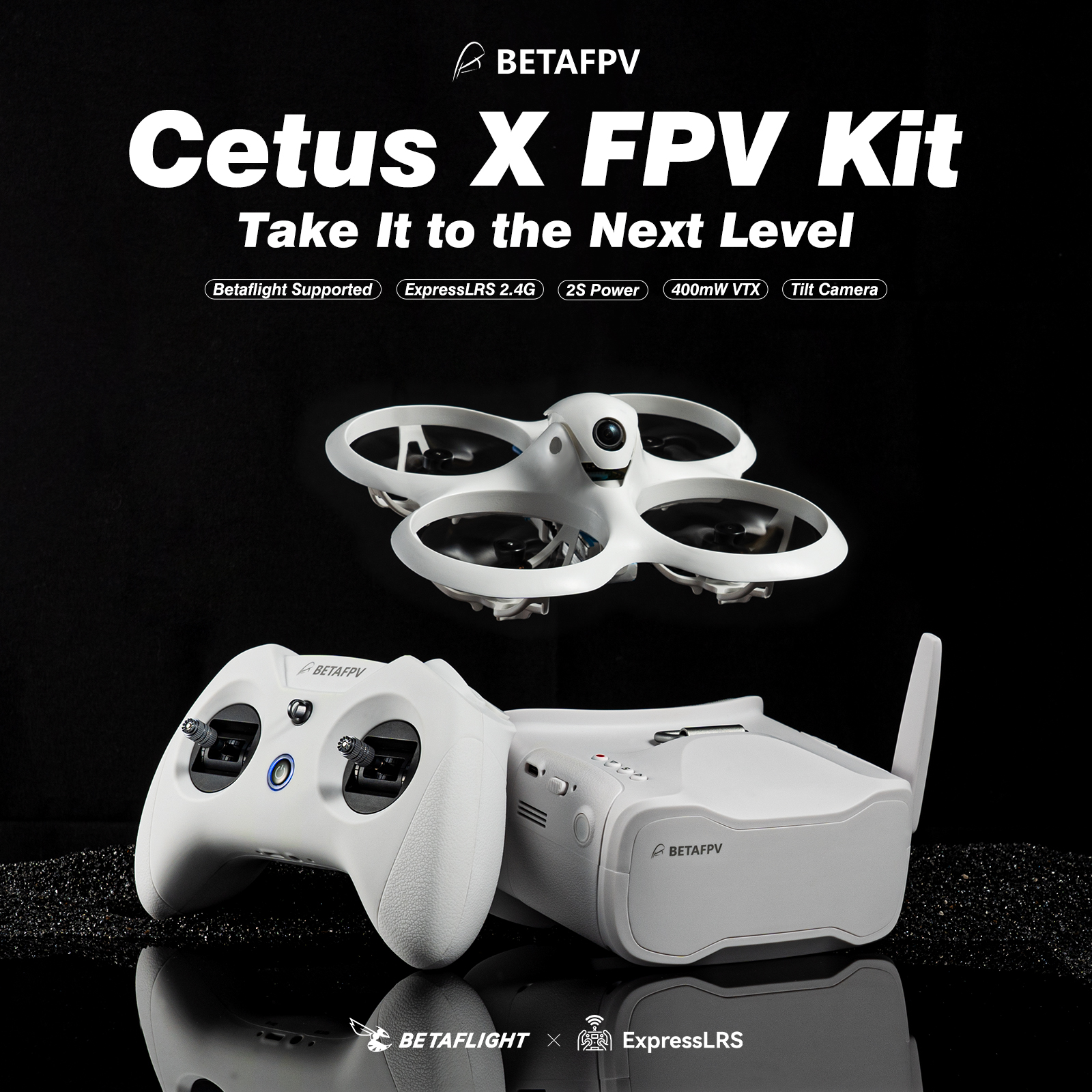 BETAFPV Cetus X FPV Kit Racing - Drone Racing Goggles recensie en prijs