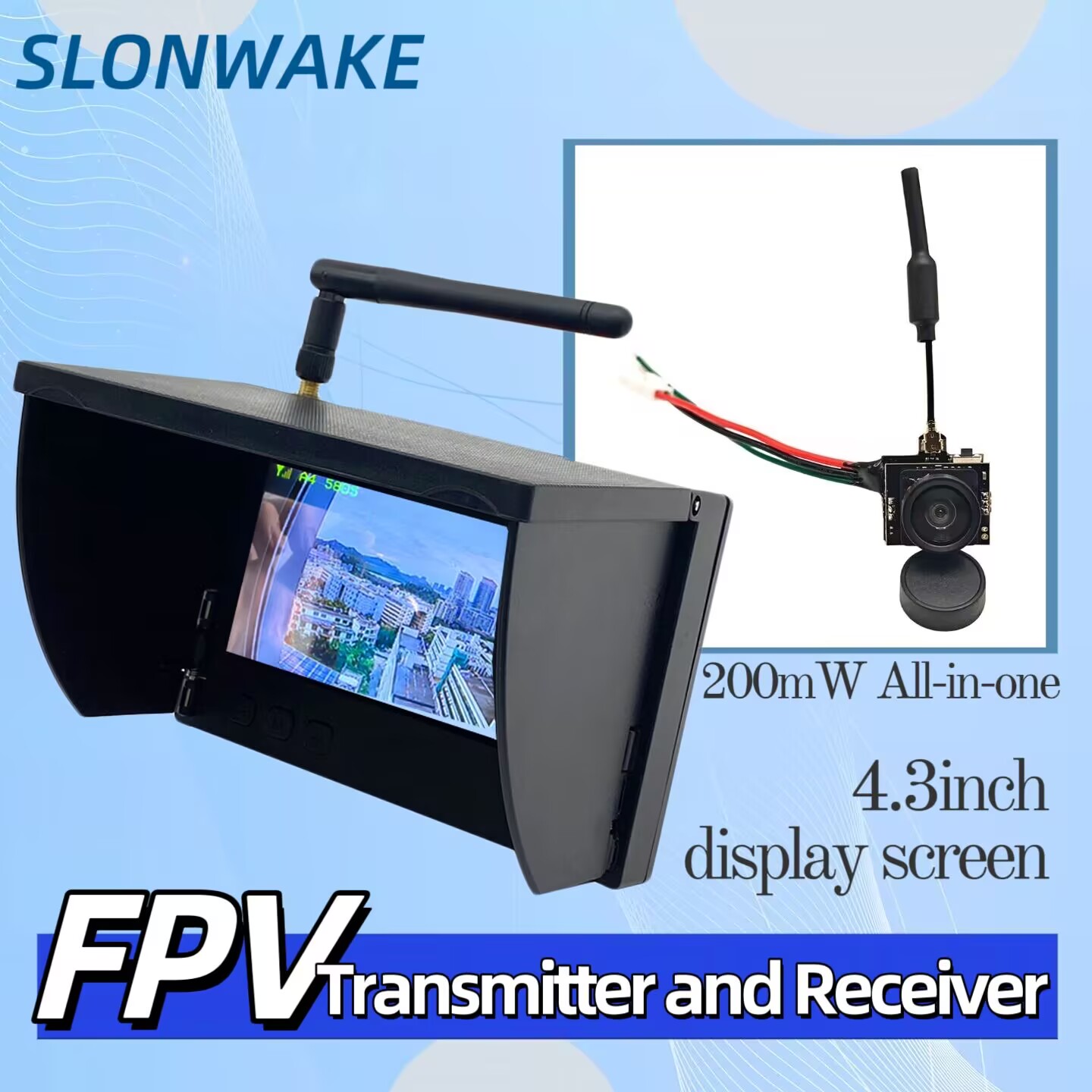 SLONWAKE 5.8G Analog Video Tra - Drone Racing Camera recensie en prijs