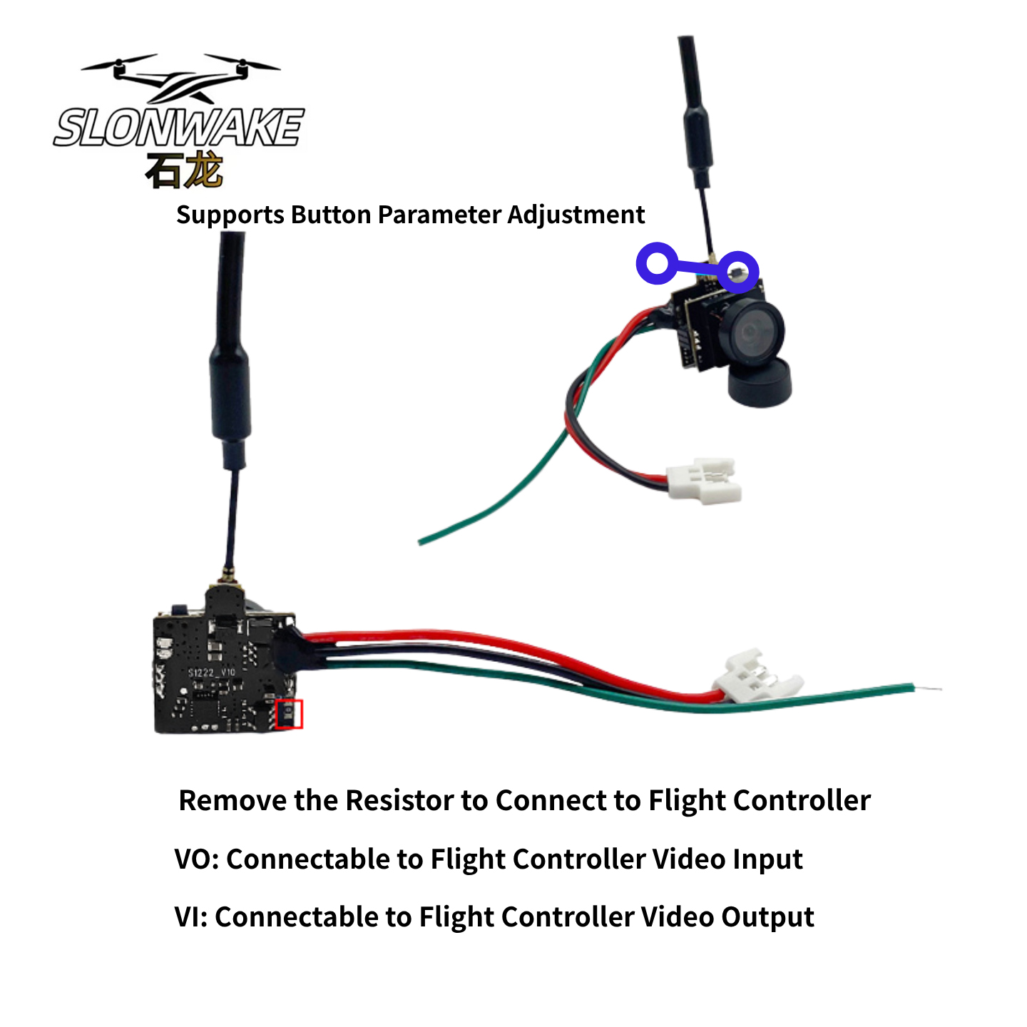 SLONWAKE 5.8G Analog Video Tra - Drone Racing Camera recensie en prijs