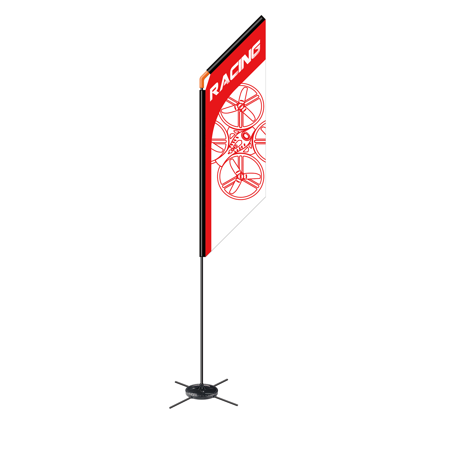560mm FPV Racer Flag Drone Qua - Drone Racing Flag recensie en prijs