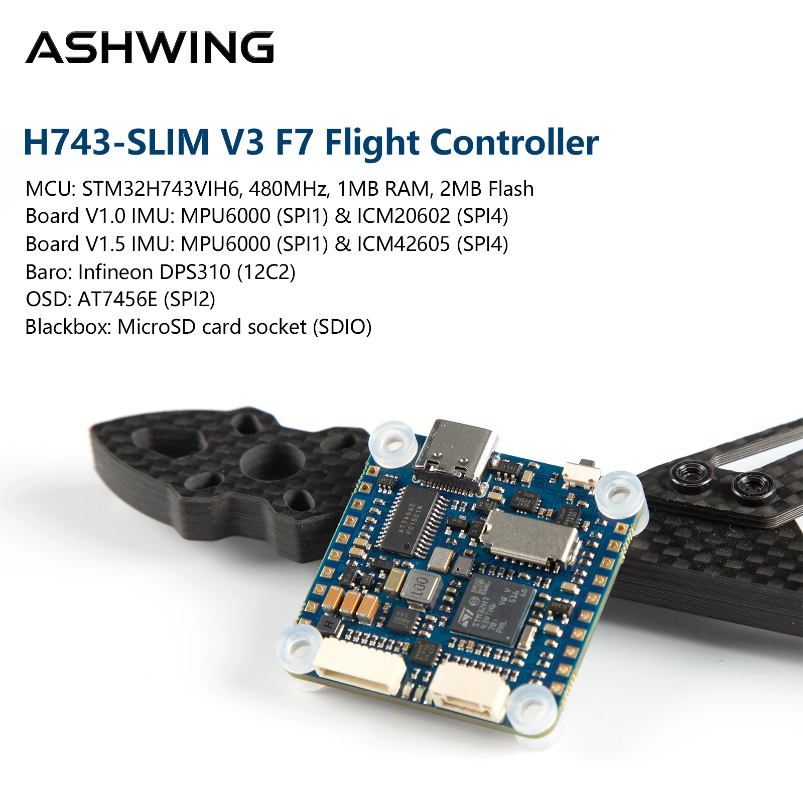 H743-SLIM V3 Flight Controller - Drone Racing Flight Controller recensie en prijs