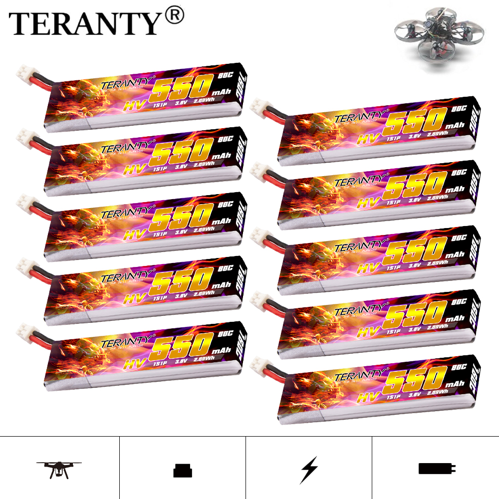 TERANTY HV 1S 3.8V 550mAh 80C/ - Drone Racing Battery recensie en prijs