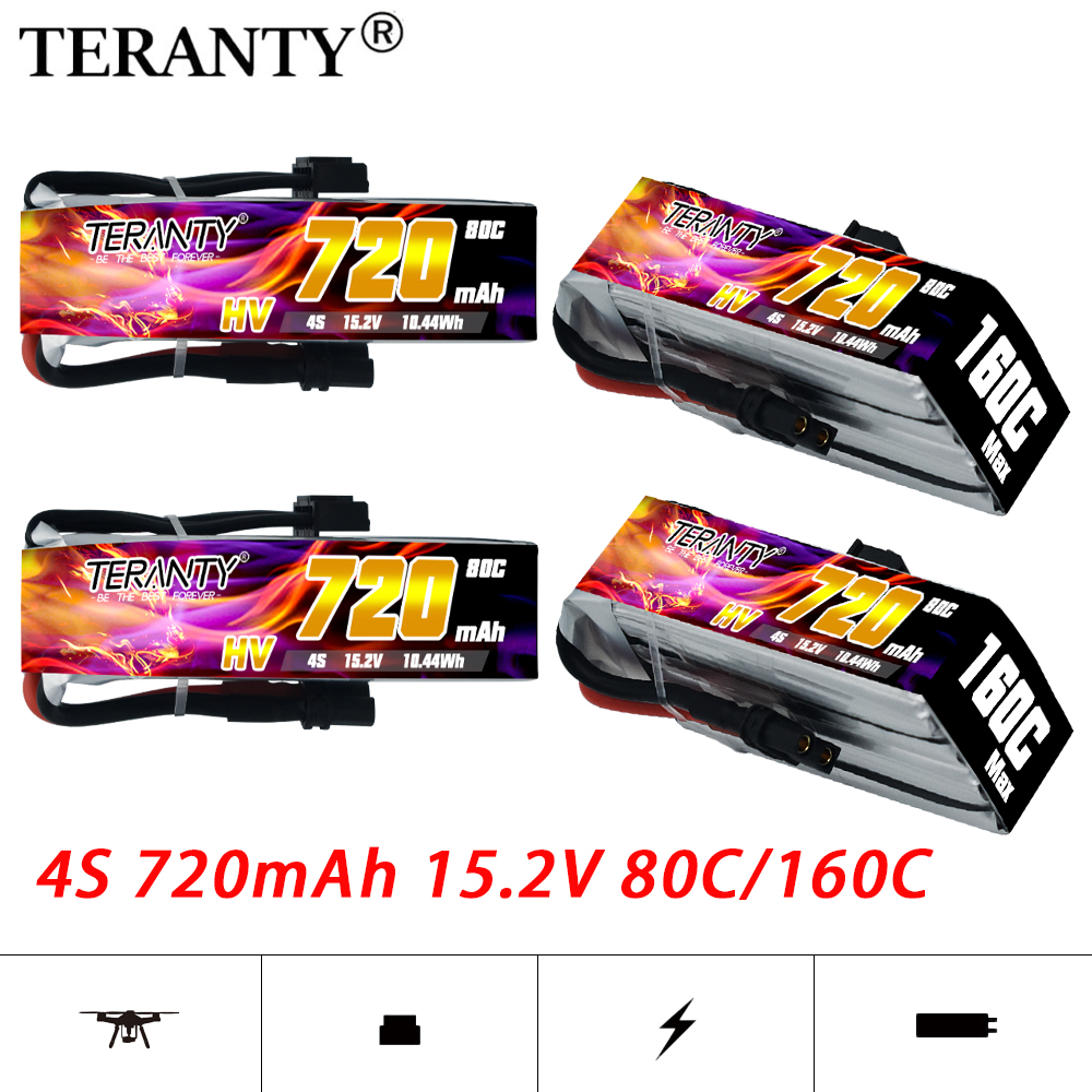 TERANTY 720mAh 4S 15.2V HV Lip - Drone Racing Battery recensie en prijs