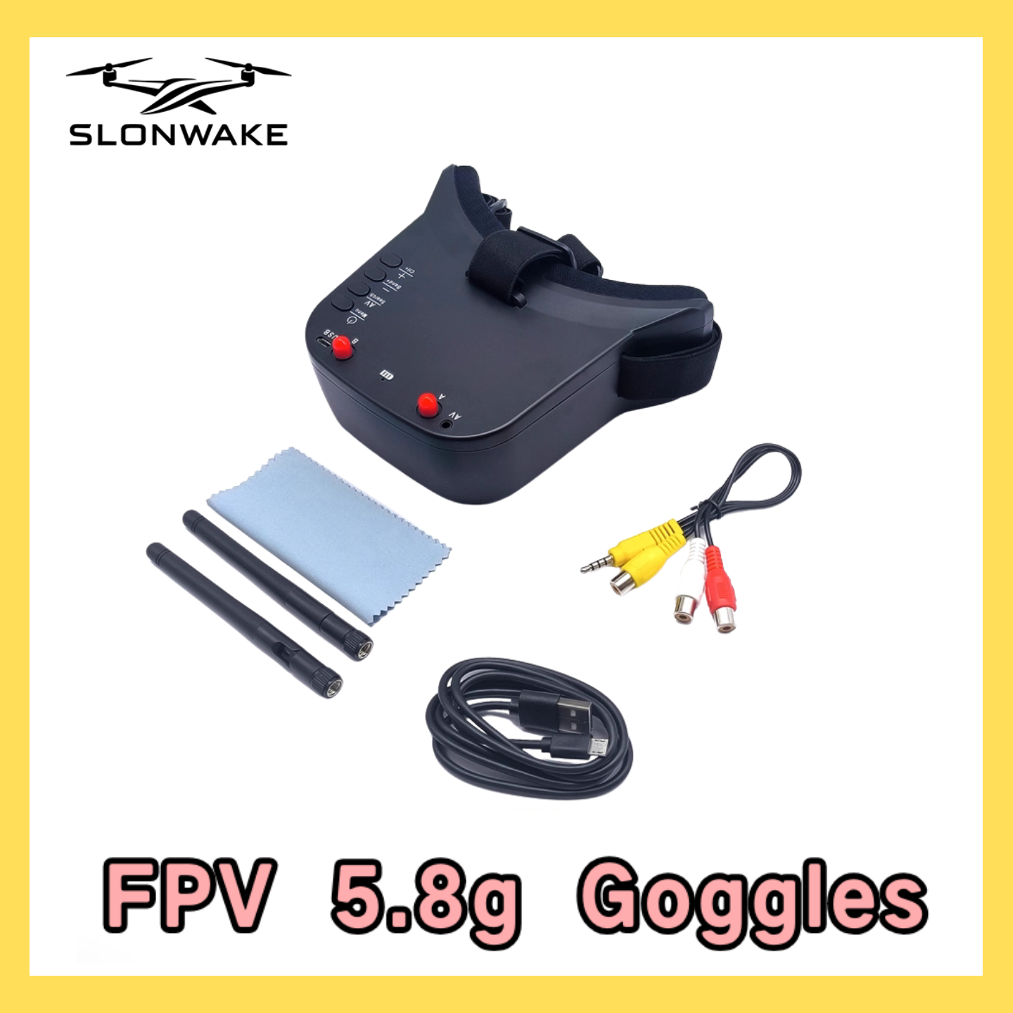SLONWAKE 5.8G 48CH FPV 400mw V - Drone Racing Receiver recensie en prijs