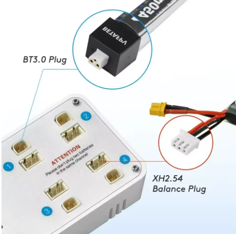 VIFLY ToothStor 4 Port 2S Bala - Drone Racing Charger recensie en prijs